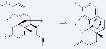 l-Naloxone is prepared by reaction of naloxone.
